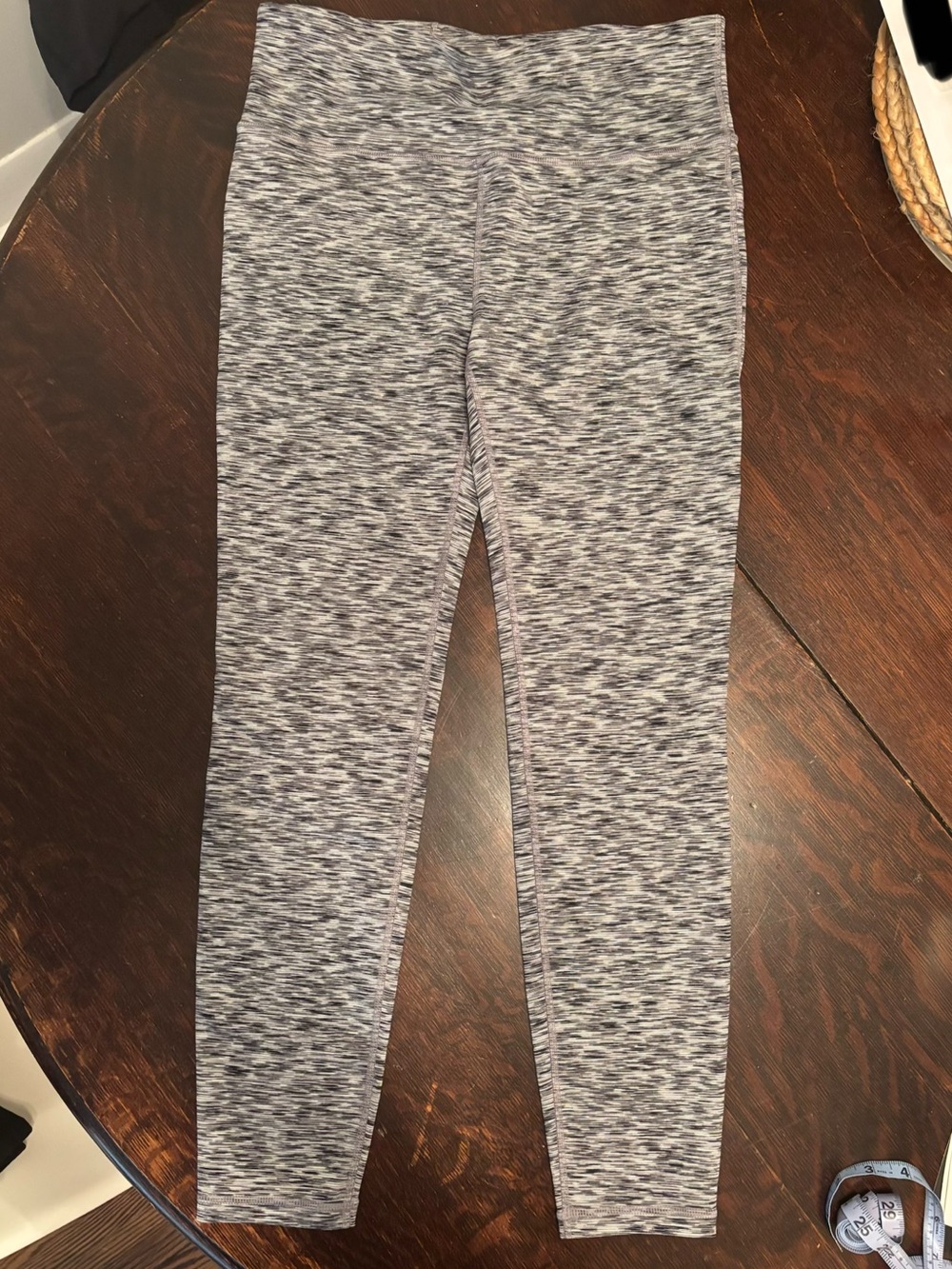 GAP GapFit Women’s Gray Space-Dye Leggings, Size Large